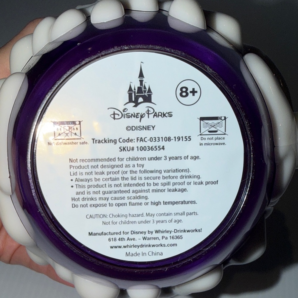 Disney Parks Snow White Purple Poison Apple Stein Mug Cup Halloween - Picture 2 of 7